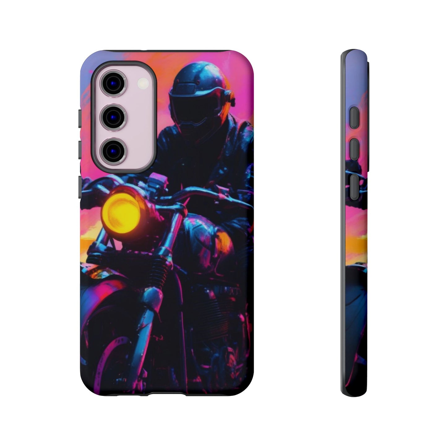 Tough Cases Phone Cases for Samsung Galaxy S25/S24/S23 – Dual Layer, Matte/Glossy Finish, Wireless Charging Compatible