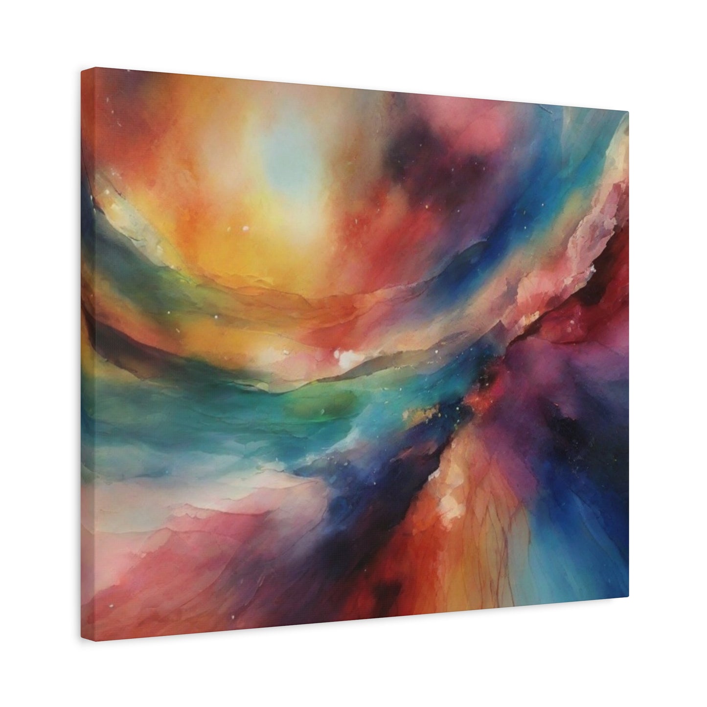 Abstract Art Canvas Print – Modern Wall Art, Digital Artwork, Space, Galaxy, Matte Canvas, Ready to Hang, Home & Office Décor, Modern Wall Décor