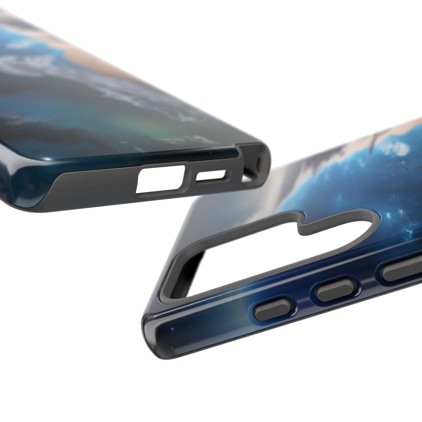 Tough Case Phone Case for Samsung Galaxy S26/S25/S24/S23/S22 – Dual Layer, Matte/Glossy Finish, Wireless Charging CompatibleOcean Wave Phone Case - Tough, Stylish Protection for Beach Lovers
