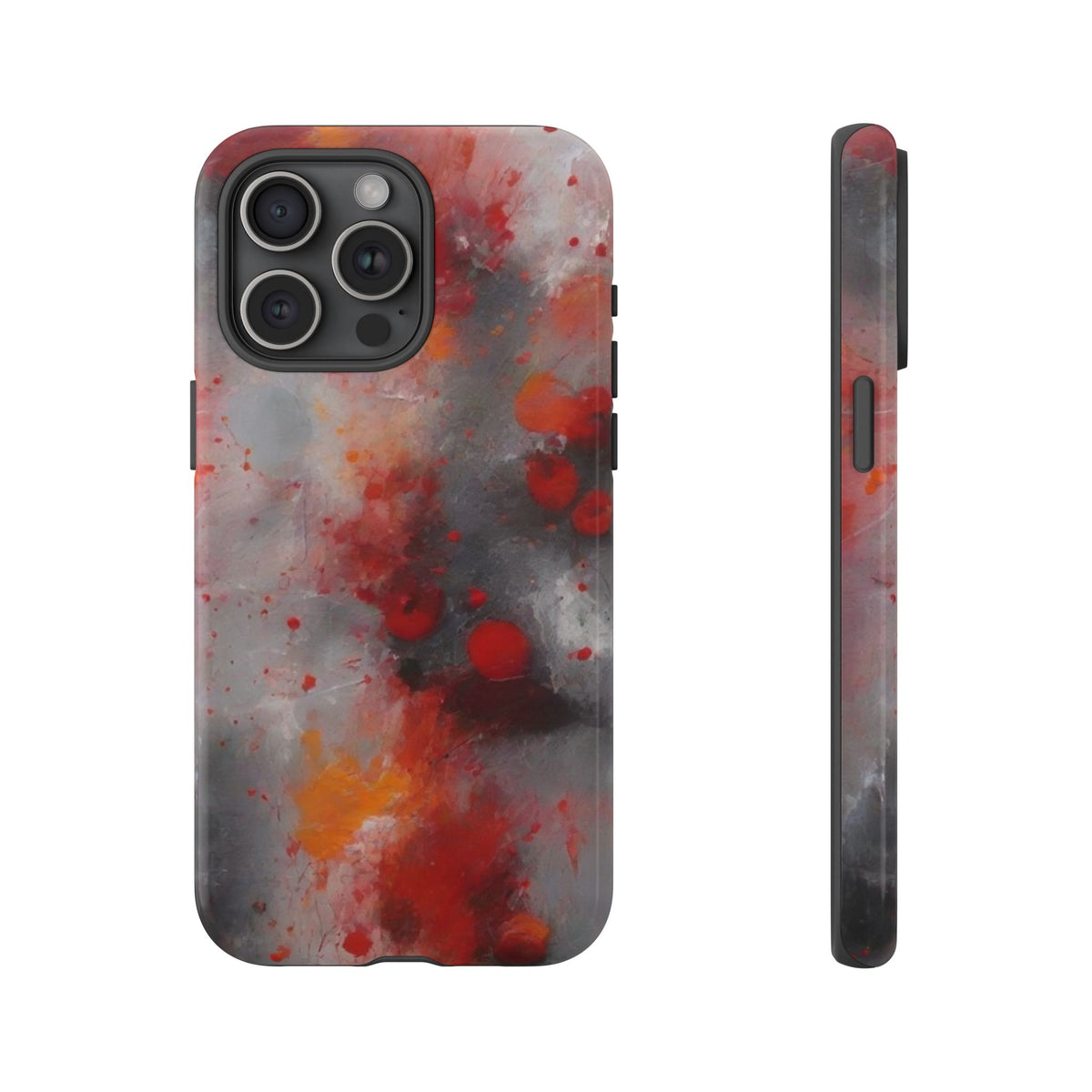 iPhone Tough Case Phone Case for iPhone 14\15\16\17 – Dual Layer, Matte/Glossy Finish, Wireless Charging Compatible