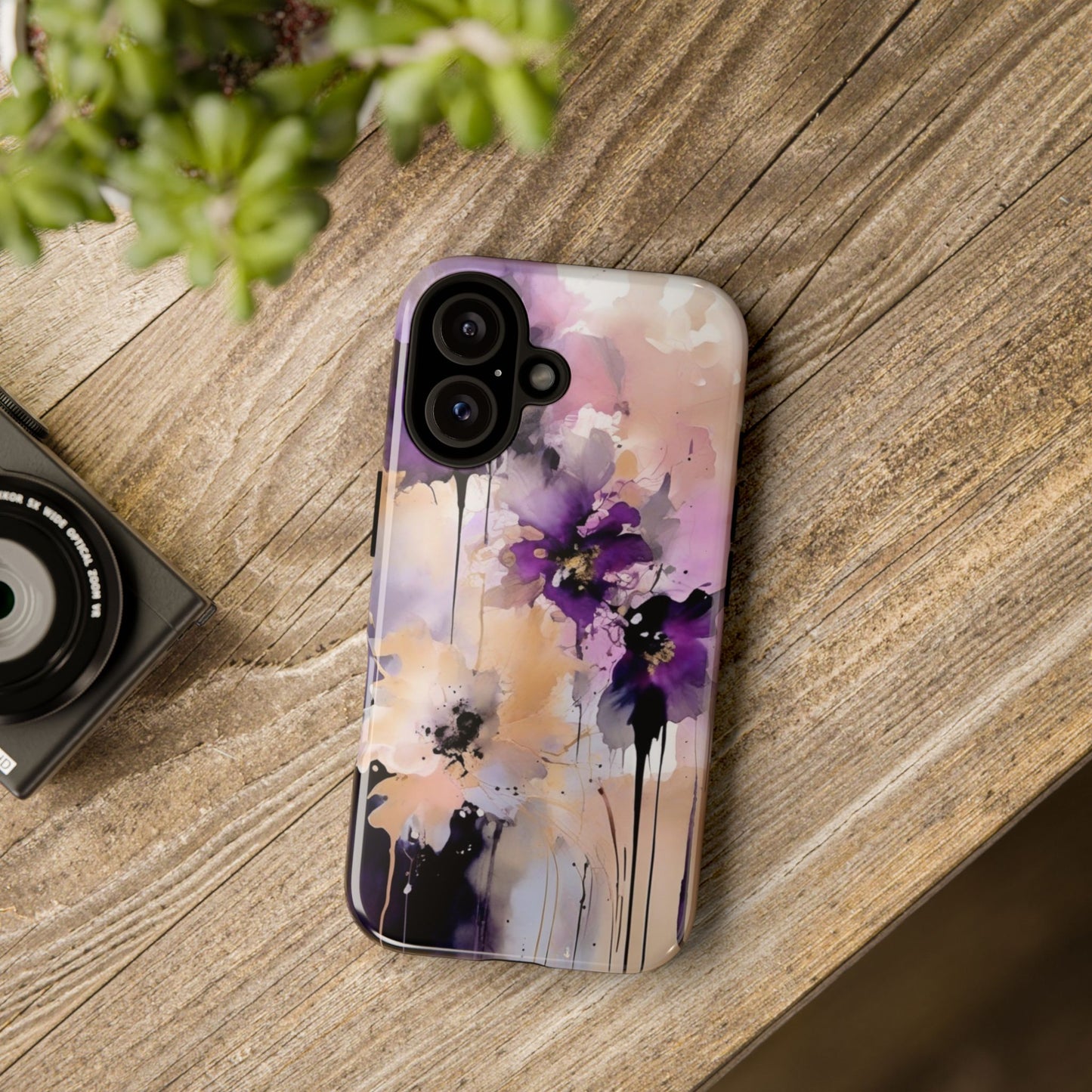 iPhone Tough Case Phone Case for iPhone 15\16 – Dual Layer, Matte/Glossy Finish, Wireless Charging Compatible
