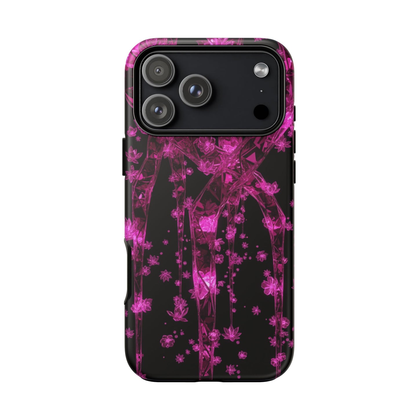 iPhone Tough Cases Phone Cases for iPhone 14\15\16\17– Dual Layer, Matte/Glossy Finish, Wireless Charging Compatible. Tough Cases — Pink Shockproof Phone Case