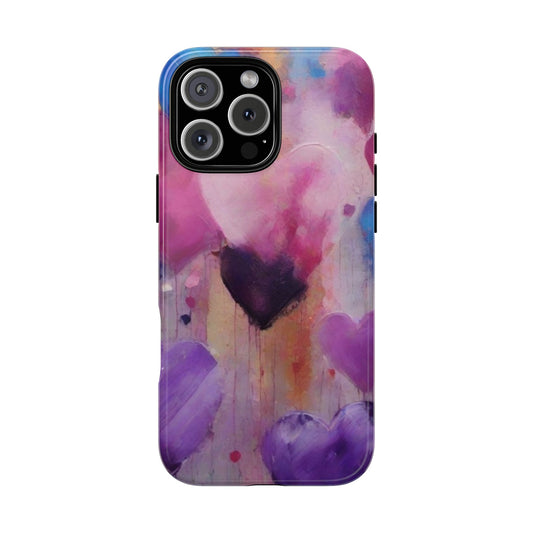 iPhone Tough Case Phone Case for iPhone 16, Samsung Galaxy S25 – Dual Layer, Matte/Glossy Finish, Wireless Charging Compatible