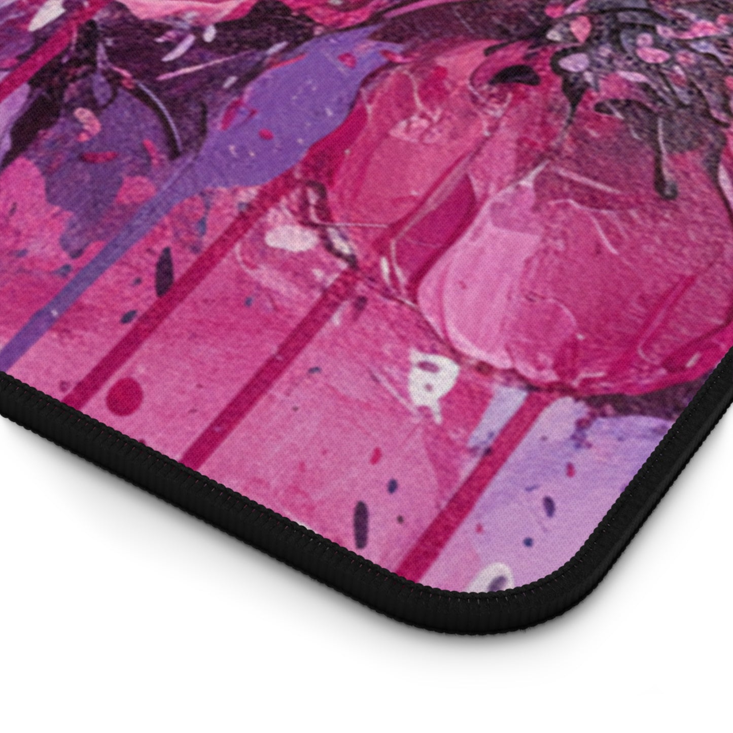 Large Gaming Mouse Pad – Premium Mouse Pad & Tech Accessory for Home & Office, Premium Desk Mat, Gaming Mouse Pad, Non-slip, Floral Desk Mat — Pink Mouse Pad for Home Office