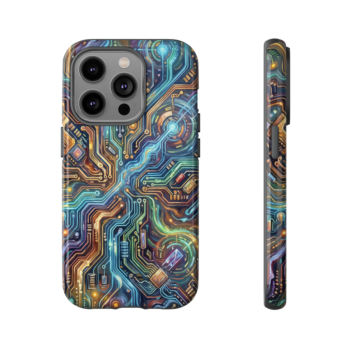 iPhone Tough Cases Phone Cases for iPhone 14\15\16\17\18 – Dual Layer, Matte/Glossy Finish, Wireless Charging Compatible.