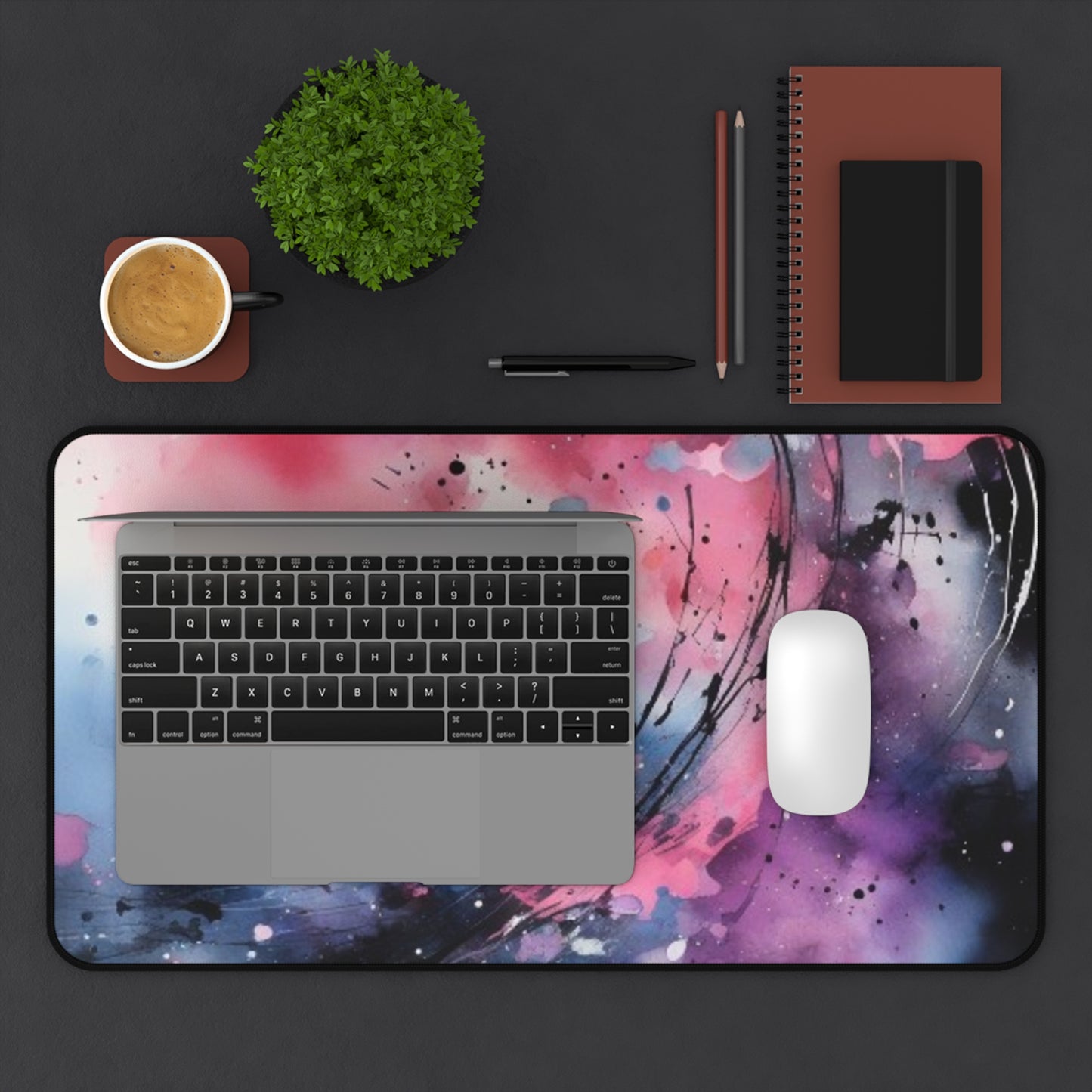 Large Gaming Mouse Pad – Premium Mouse Pad & Tech Accessory for Home & Office, Premium Desk Mat, Gaming Mouse Pad, Non-slip, Artistic Desk Mat - Colorful Abstract Design for Home Office & Study