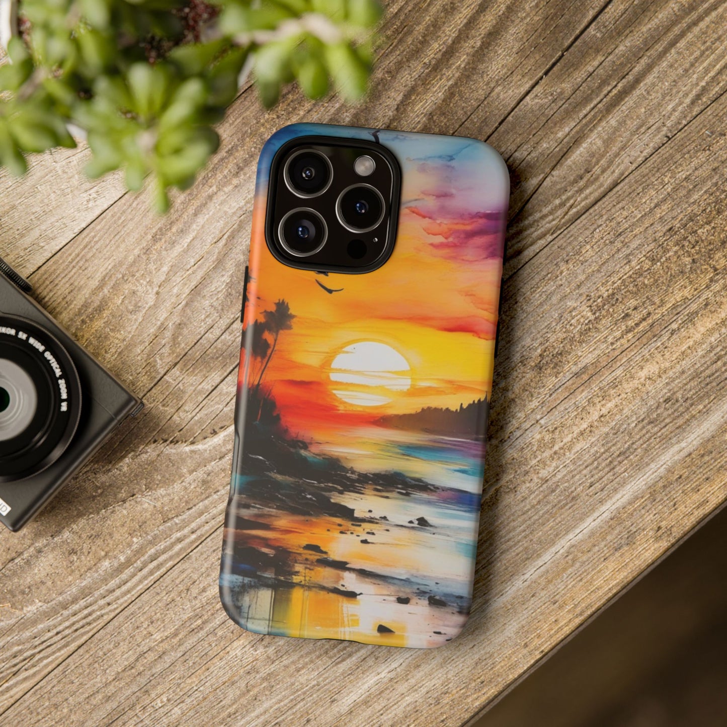 iPhone Tough Case Phone Case for iPhone 16/16 Plus/16 Pro/16 Pro Max – Dual Layer, Matte/Glossy Finish, Wireless Charging Compatible