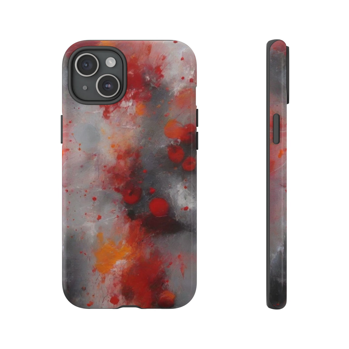 iPhone Tough Case Phone Case for iPhone 14\15\16\17 – Dual Layer, Matte/Glossy Finish, Wireless Charging Compatible