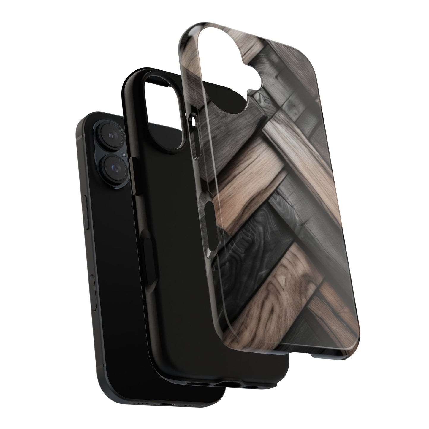 iPhone Tough Case Phone Case for iPhone 14\15\16 – Dual Layer, Matte/Glossy Finish, Wireless Charging Compatible