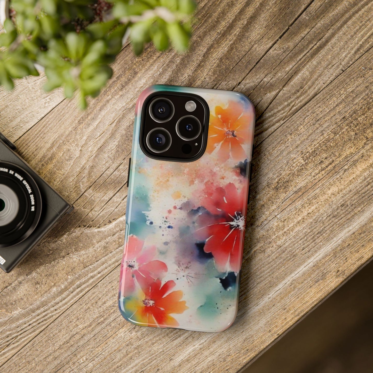 iPhone Tough Case Phone Case for iPhone 16– Dual Layer, Matte/Glossy Finish, Wireless Charging Compatible