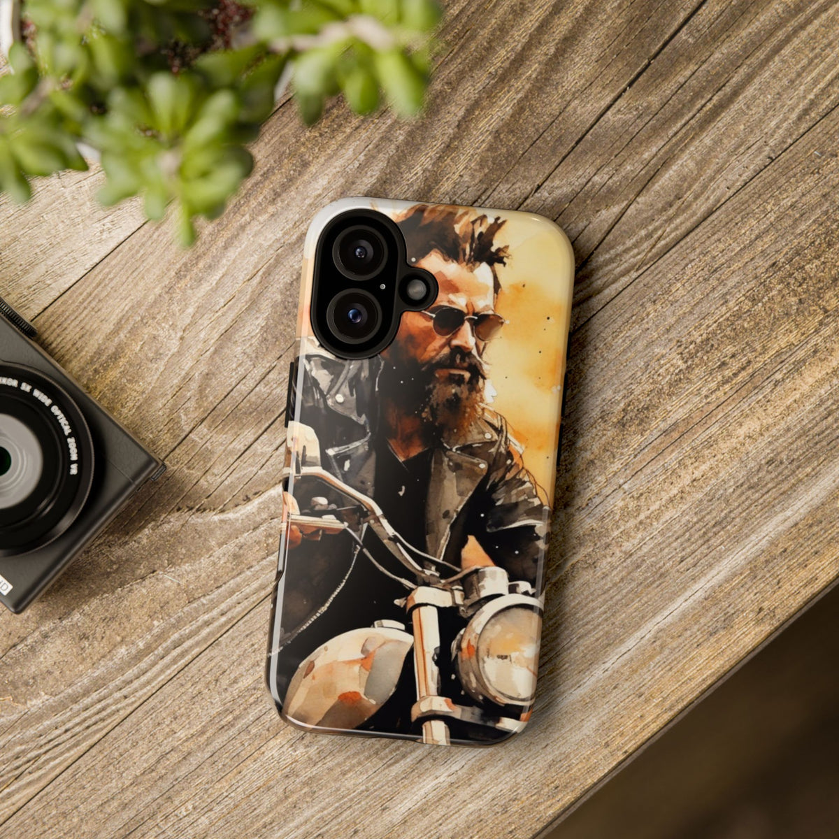iPhone Tough Case Phone Case for iPhone 14\15\16 – Dual Layer, Matte/Glossy Finish, Wireless Charging Compatible