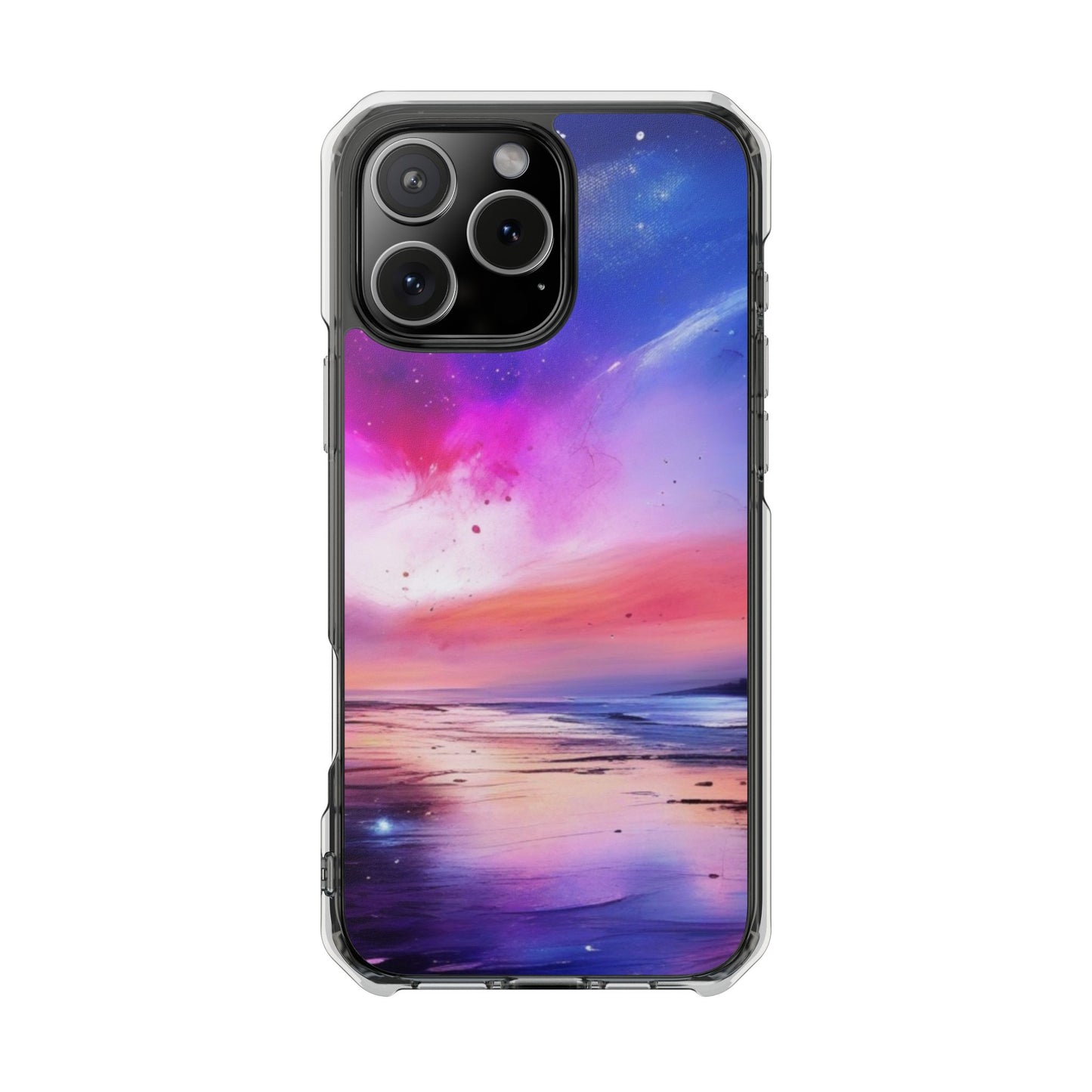 Magnetic Impact Phone Case for iPhone 16/15/14, Vibrant Magnetic Clear Impact Phone Cases, Protective Cases, Custom Phone Covers, Unique Phone Accessories, Gift for Tech Lovers