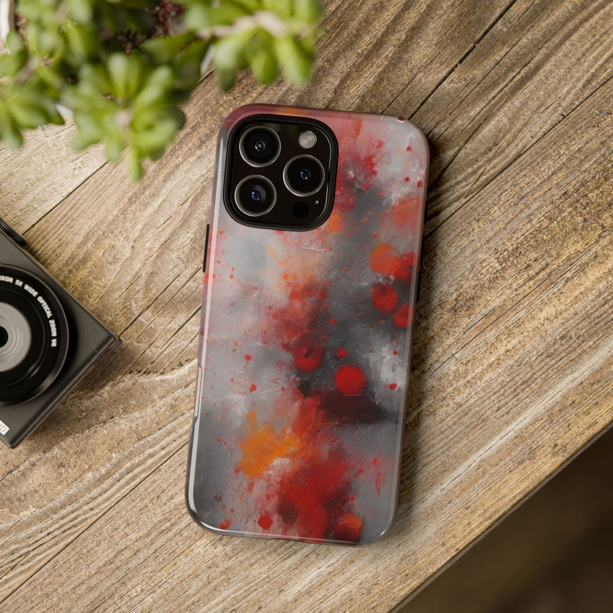 iPhone Tough Case Phone Case for iPhone 14\15\16\17 – Dual Layer, Matte/Glossy Finish, Wireless Charging Compatible