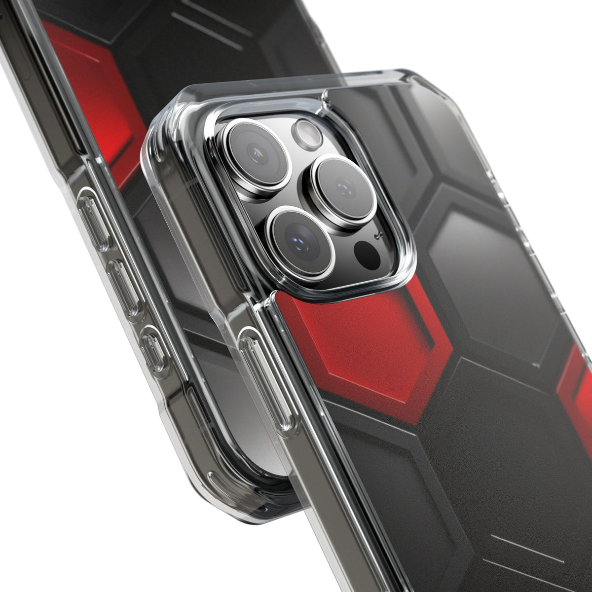 Magnetic Phone Case for iPhone 16/15/14 | Stylish Clear Impact Case, Trendy Protection for iPhone, Unique Gifts for Tech Lovers, Modern Aesthetic
