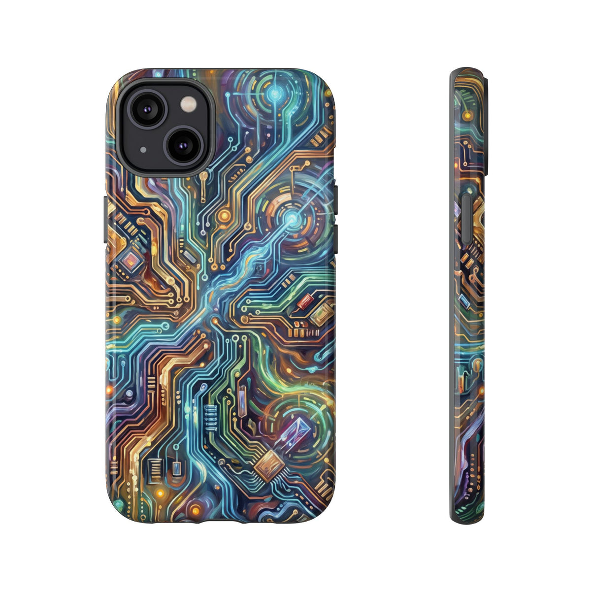iPhone Tough Cases Phone Cases for iPhone 14\15\16\17\18 – Dual Layer, Matte/Glossy Finish, Wireless Charging Compatible.
