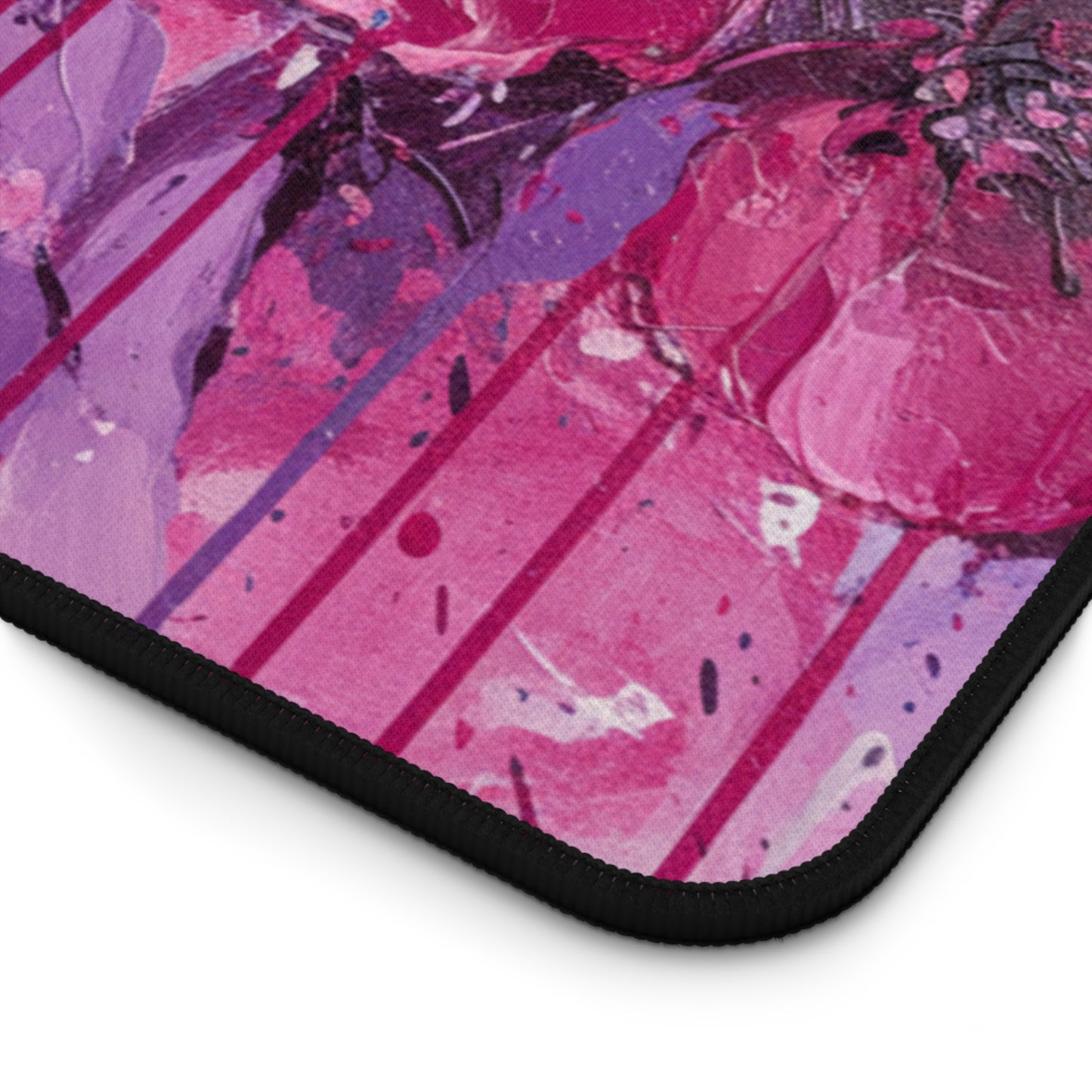 Large Gaming Mouse Pad – Premium Mouse Pad & Tech Accessory for Home & Office, Premium Desk Mat, Gaming Mouse Pad, Non-slip, Floral Desk Mat — Pink Mouse Pad for Home Office