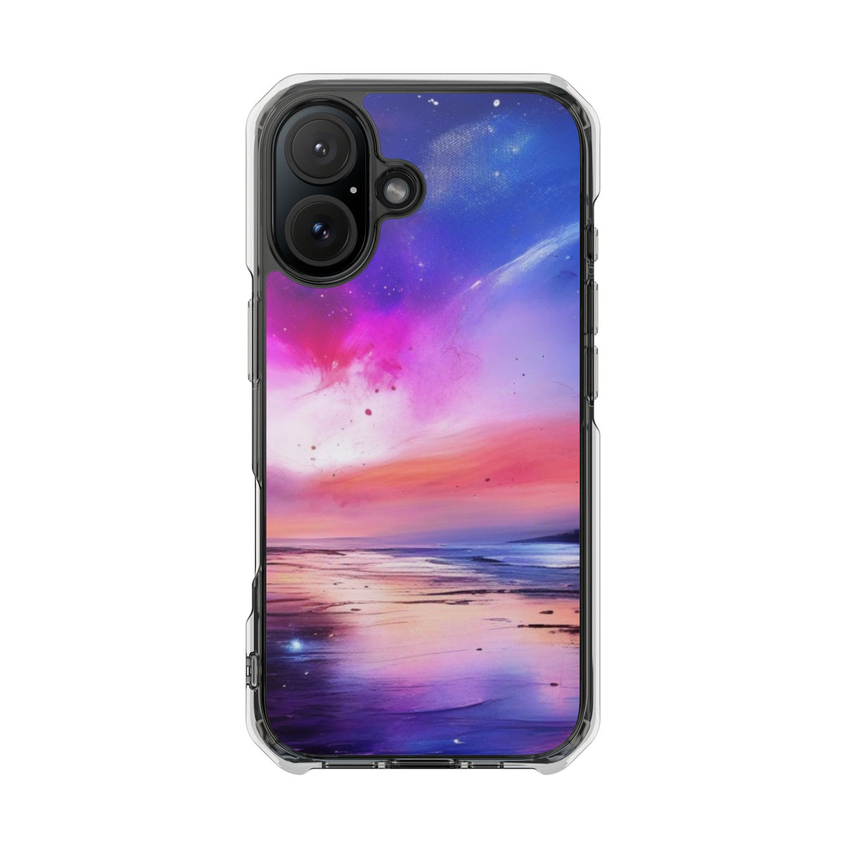 Magnetic Impact Phone Case for iPhone 16/15/14, Vibrant Magnetic Clear Impact Phone Cases, Protective Cases, Custom Phone Covers, Unique Phone Accessories, Gift for Tech Lovers