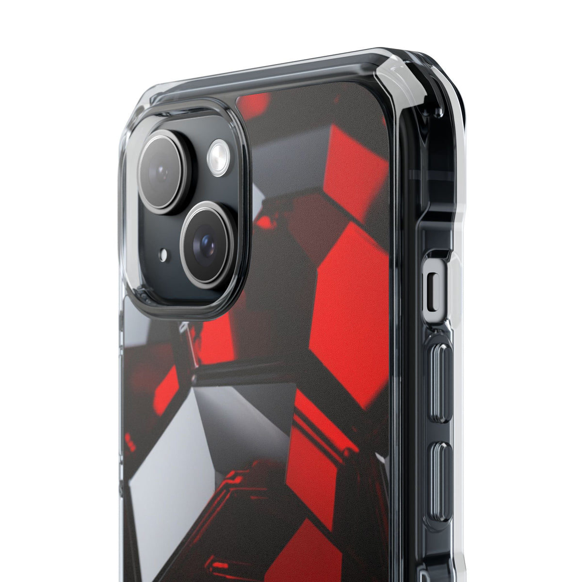 Magnetic Impact Phone Case for iPhone 16/15/14, Protection, Trendy Gift, Minimalist Style.