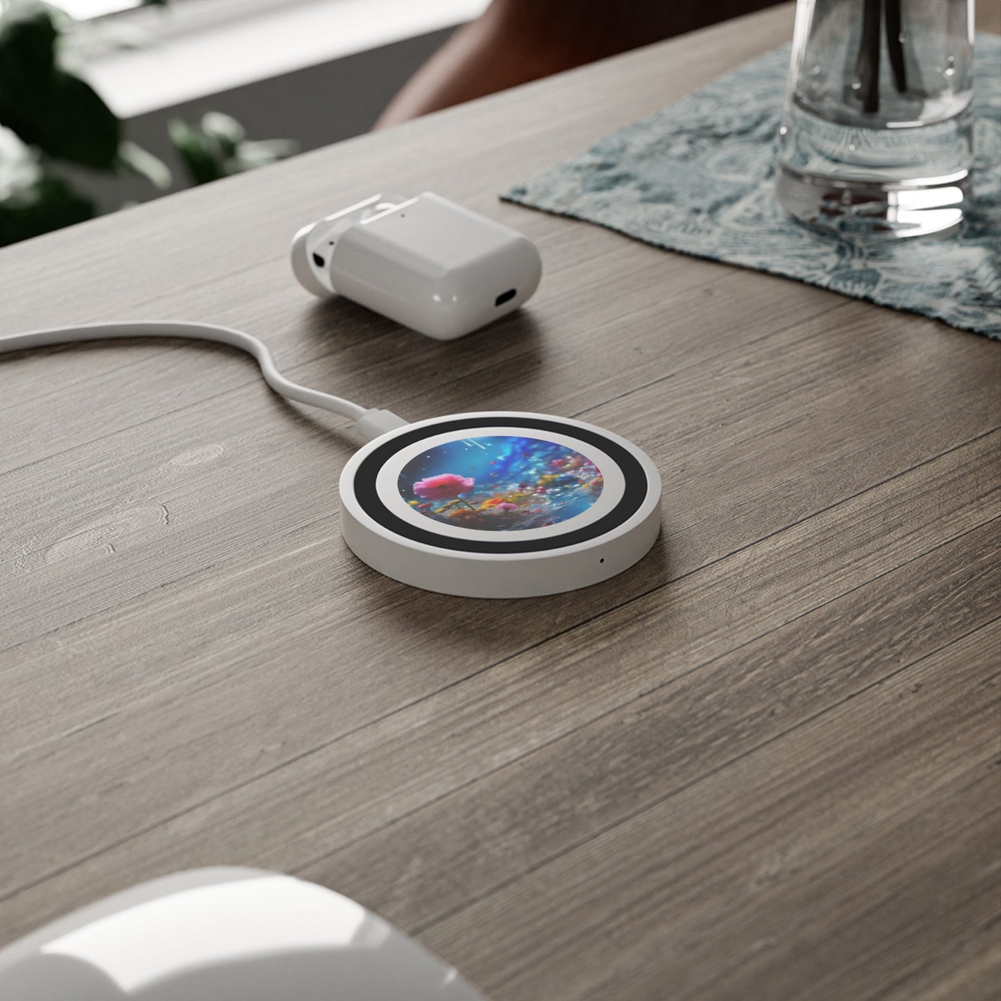Floral Wireless Charging Pad — Quake Design
