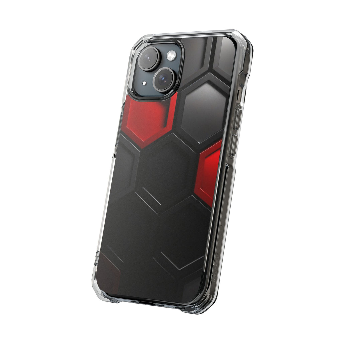 Magnetic Phone Case for iPhone 16/15/14 | Stylish Clear Impact Case, Trendy Protection for iPhone, Unique Gifts for Tech Lovers, Modern Aesthetic